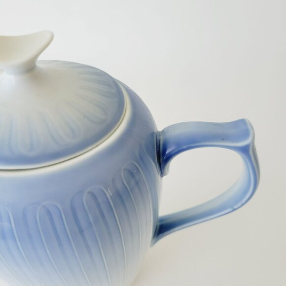 Vintage B&G Coffee Pot Ballerina Coastal Blue Ombre Bing & Grondahl Denmark - Picture 3 of 13